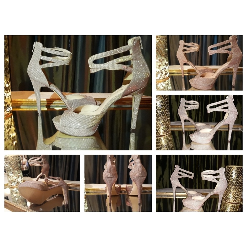 Nine West Iridescent Strappy Heel